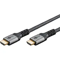 Goobay Plus high-speed HDMI kabel met Ethernet (4K@60Hz), 1,0 m