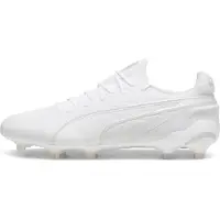 Puma King Ultimate FG/AG White Pack - Wit/Zilver