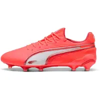 Puma Voetbalschoen 'King Ultimate' watermeloen rood / wit