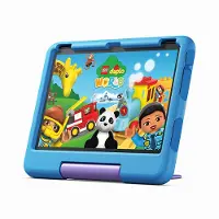 Amazon Fire HD 10 Kids-tablet (2023), blauw Voor kinderen vanaf de kleuterschoolleeftijd, met een schitterend 10-inch scherm, kinderbeveiliging en 2 jaar zorgeloze garantie, 32 GB opslagruimte