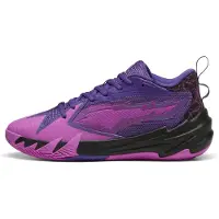 Puma Scoot Zeros Paars Lightning basketbalschoenen, Zwart, Maat 42,5