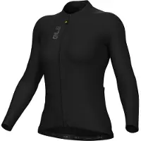 ALÉ - Women's Pragma Color Block L/S Jersey - Fietsshirt L, zwart