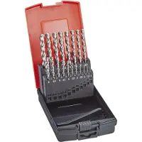 Format Spiraalborenset DIN338 HSSE type TF 1,0-10,0mm met 0,5mm oplopend 19-delig