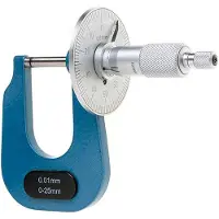 Format Beugelschroefmaat met ring 0-25mm