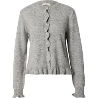 JDY Gebreid vest 'JDYLETTY' lichtgrijs