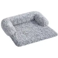 Feandrea FluffyHug hondenmand voor kleine en middelgrote honden, Ombre grijs / M (80 x 75 x 16 cm)