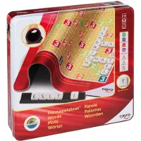 Cayro Metal Box Word Shape Game Rood Kinderen