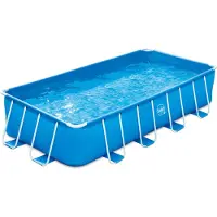 Mountfield Summer Waves Rechthoekige Frame Zwembad Complete Set, blauw, 488 x 244 x 107 cm (3000157)