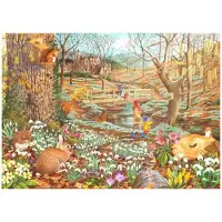 The House of Puzzles Snowdrop Walk Puzzel 500 XL stukjes