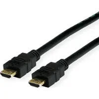 Value HDMI kabel met Semi-Lock connectoren - versie 2.0 (4K 60Hz + HDR) / zwart - 1,5 meter