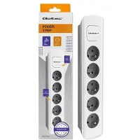 Qoltec 50296 Power strip 5 sockets 1.8m