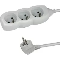 Esperanza stekkerdoos, 3 stopcontacten, 1,5 meter, wit