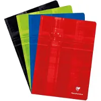 Clairefontaine Notitieboek A4 Geruit Gebonden Gelamineerd karton Kleurenassortiment Niet geperforeerd 120 Pagina's 60 Vellen