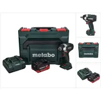 Metabo SSW 18 LT 300 BL accu-slagmoersleutel 18 V 300 Nm borstelloos + 1x oplaadbare accu 5,5 Ah + lader + metaBOX