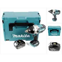 Makita DTW 1001 F1J Accu-slagmoersleutel 18V 3/4" 1050Nm Borstelloos + 1x accu 3,0Ah + Makpac - zonder L (Oplaadbare batterij)