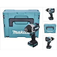Makita DTW 700 ZJ accu slagmoersleutel 18 V 700 Nm 1/2" XPT Brushless + Makpac - zonder accu, zonder lader
