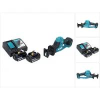 Makita DJR 189 RF accu decoupeerzaag 18 V Brushless + 2x Accu 3,0 Ah + Lader