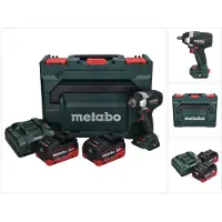 Metabo SSW 18 LT 300 BL accu-slagmoersleutel 18 V 300 Nm borstelloos + 2x oplaadbare accu 5,5 Ah + lader + metaBOX