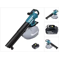 Makita DUB 187 G accu bladblazer en bladzuiger 18 V borstelloos + 1x accu 6,0 Ah - zonder oplader