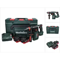 Metabo KH 18 LTX BL 24 Q accu combihamer 18 V 2.2 J + 2x accu 10.0 Ah + lader + metaBOX