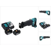 Makita DJR 187 RF accu reciprozaag 18 V borstelloos + 2x oplaadbare accu 3.0 Ah + lader