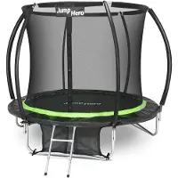 Jump Hero Premium tuintrampoline met veiligheidsnet aan binnenkant 244cm 8FT