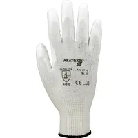 Asatex Snijbestendige handschoen | maat 7 wit | EN 388 PSA-categorie II | HDPe m.polyurethaan | 10 paar - 3710/7