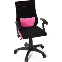 Hjh OFFICE KIDDY PRO AL - Kinder bureaustoel Zwart / Pink