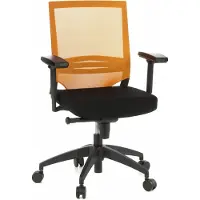 Hjh OFFICE PORTO BASE - Professionele bureaustoel Zwart / Oranje