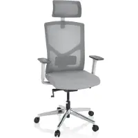 Hjh OFFICE BRETON PRO W - Professionele bureaustoel Grijs