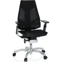 Hjh OFFICE GENIDIA - High end bureaustoel Zwart