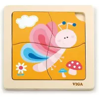 Viga Toys Puzzel vlinder