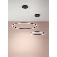 FABAS LUCE GIOTTO LED-pendellamp, 60W, zwart, modelnummer 3508-42-101,