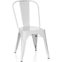 Hjh OFFICE VANTAGGIO BRUSH - Vergaderstoel / bezoekerstoel Mat wit