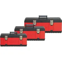 Ks Tools 8500360 850.0360 Gereedschapskist (leeg) Kunststof, Plaatstaal Zwart-rood