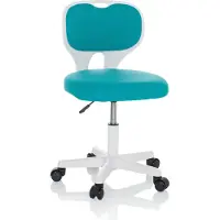 Hjh OFFICE Kinder bureaustoel KIDDY TOP W Blauw
