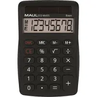 MAUL ECO MJ 455 Bureaurekenmachine Zwart Aantal displayposities: 8 werkt op zonne-energie (b x h x d) 71 x 112 x 20 mm