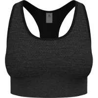 Odlo Sports bra Seamless Medium Padded Sportbeha - Black Melange - Maat S