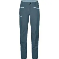 Ortovox - Dames wandel- en bergkleding - Pelmo Pants W Dark Arctic Grey voor Dames van Wol - Maat M - Grijs