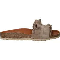 Verbenas Dames Slippers Rocio - Taupe - Maat 41