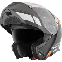 Bogotto FF403 Murata Oranje Zwart Systeemhelm Maat S