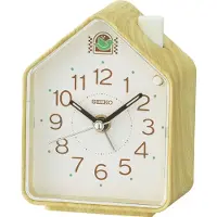 Seiko wekker met vogelgeluiden gemarmerd lichtbruin