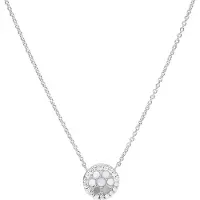 Fossil Ketting zilver / wit