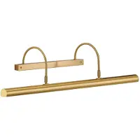 Knapstein Lange schilderijverlichting PICTURE gepol. messing PICTURE, dimbaar, messing / goud, Werkkamer / Kantoor, Messing, Design, Wandlamp