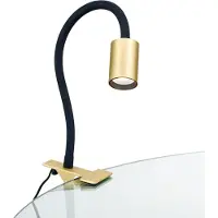 Orion Klemlamp Kurt, messing / goud, Werkkamer / Kantoor, metaal, Modern, Klemlamp