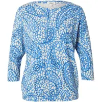 s.Oliver Shirt azuur / enziaan / wit