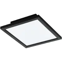 Eglo connect.z Salobrena-Z Smart Plafondlamp - 30 cm - Zwart/Wit - Instelbaar wit licht - Dimbaar - Zigbee