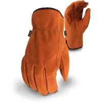 Stanley Cowhide Leather Driver werkhandschoenen maat 10