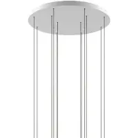 Lodes Round Cluster System Plafondkap 3 lights | Matte White