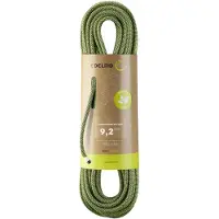 Edelrid - Klimtouwen - Hummingbird Eco Dry 9,2Mm Night-Citrus voor Unisex - Maat 30 m - Groen